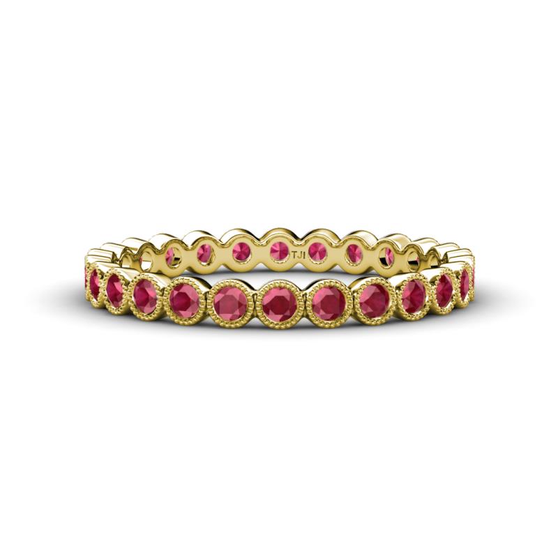 Arria 2.40 mm Ruby Eternity Band 