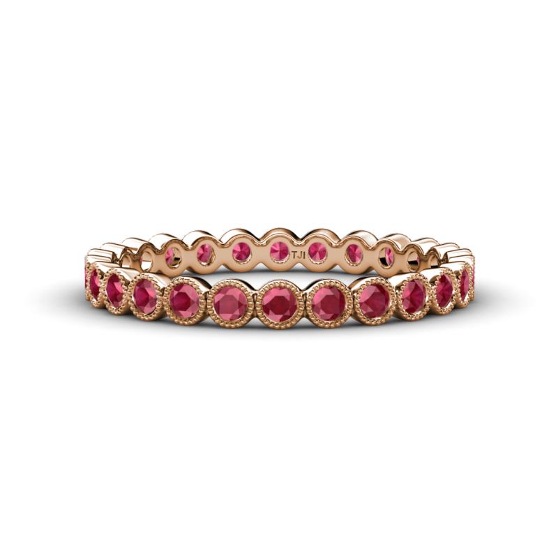 Arria 2.40 mm Ruby Eternity Band 