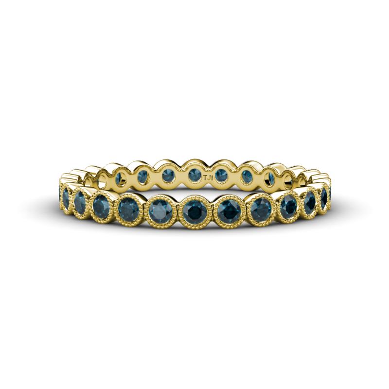 Arria 2.40 mm Blue Diamond Eternity Band 