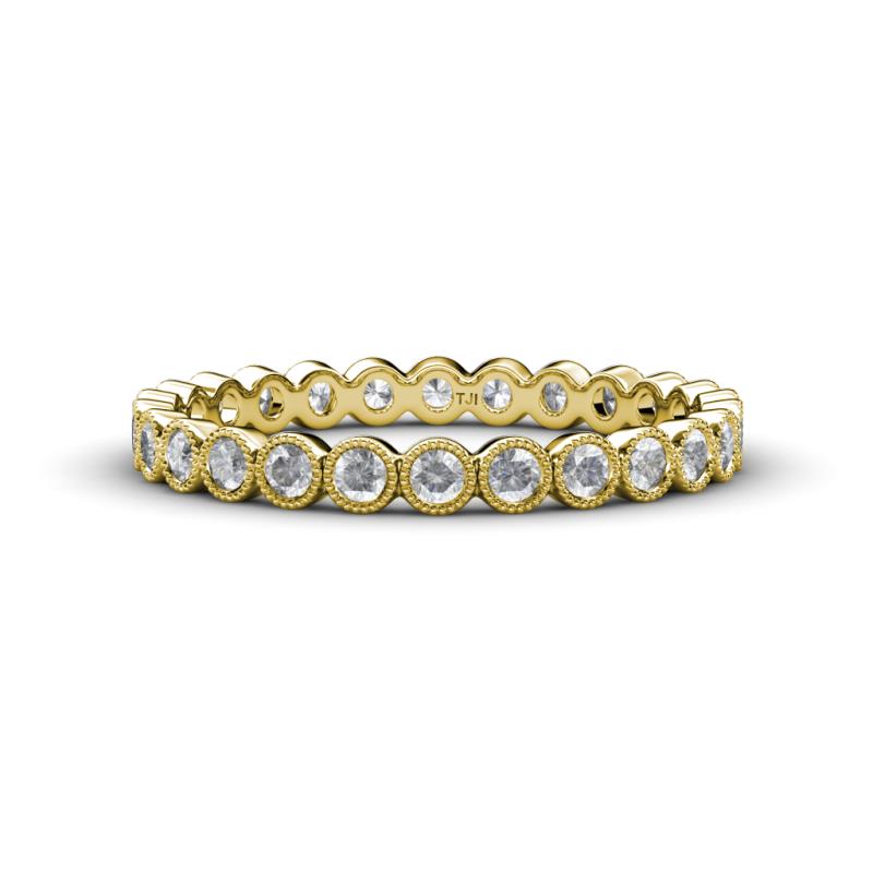 Arria 2.40 mm White Sapphire Eternity Band 