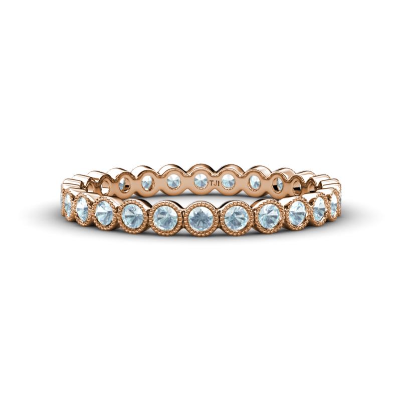 Arria 2.40 mm Aquamarine Eternity Band 