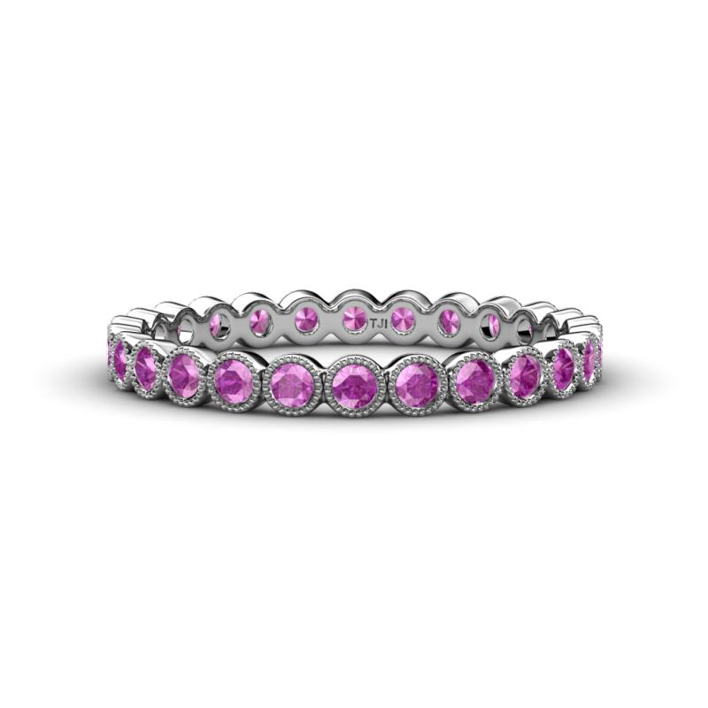 Arria 2.40 mm Amethyst Eternity Band 