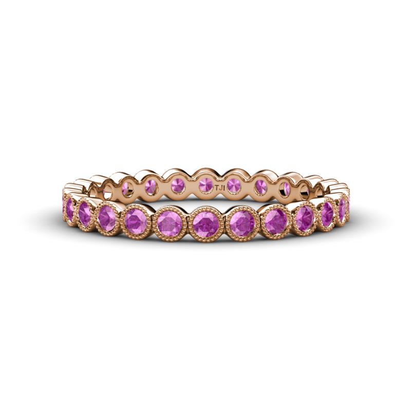 Arria 2.40 mm Amethyst Eternity Band 