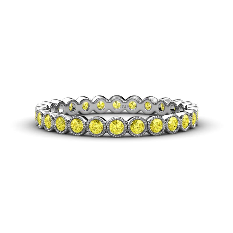 Arria 2.40 mm Yellow Sapphire Eternity Band 