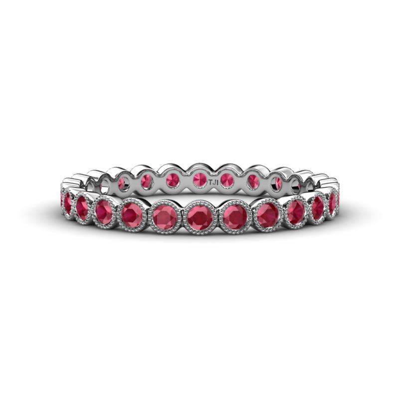 Arria 2.40 mm Ruby Eternity Band 