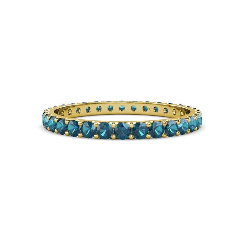 Audrey 2.70 mm London Blue Topaz U Prong Eternity Band 