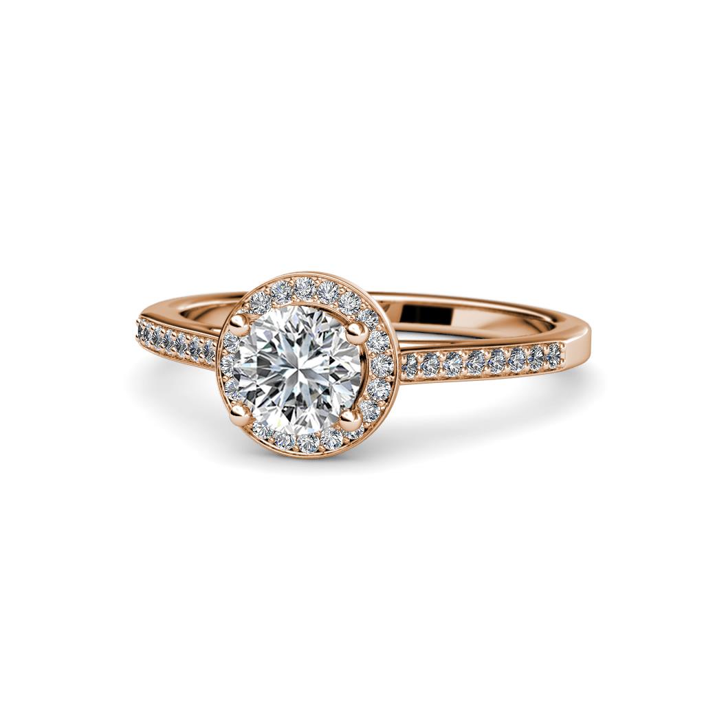 Vida Signature Diamond Halo Engagement Ring 