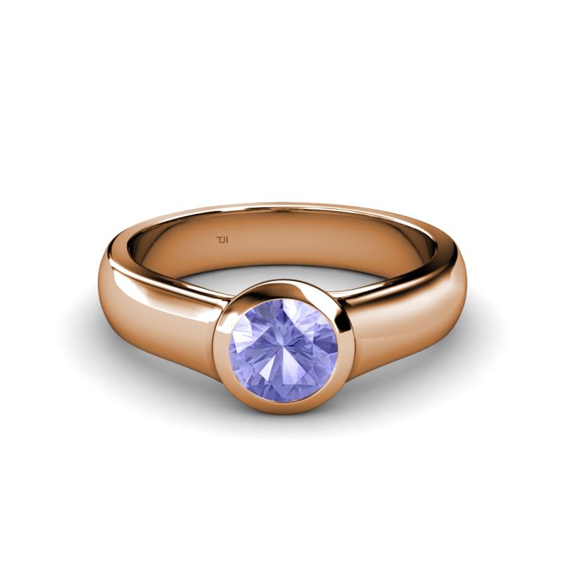 Enola Tanzanite Solitaire Engagement Ring 