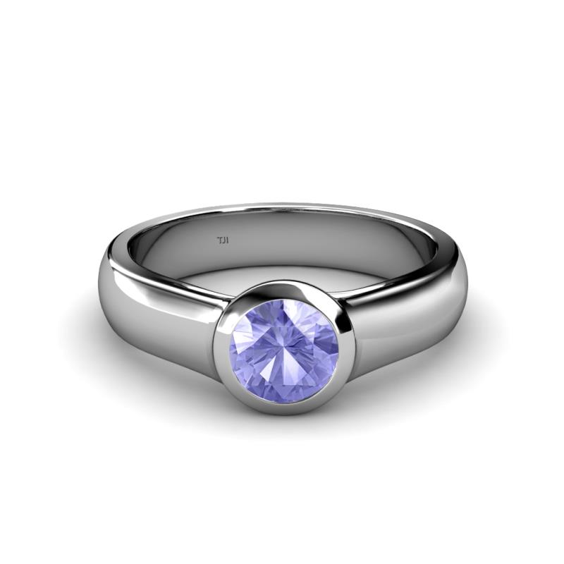 Enola Tanzanite Solitaire Engagement Ring 