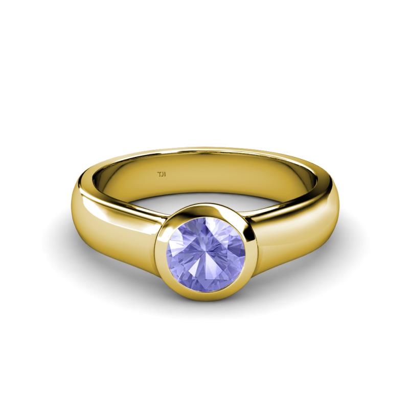 Enola Tanzanite Solitaire Engagement Ring 