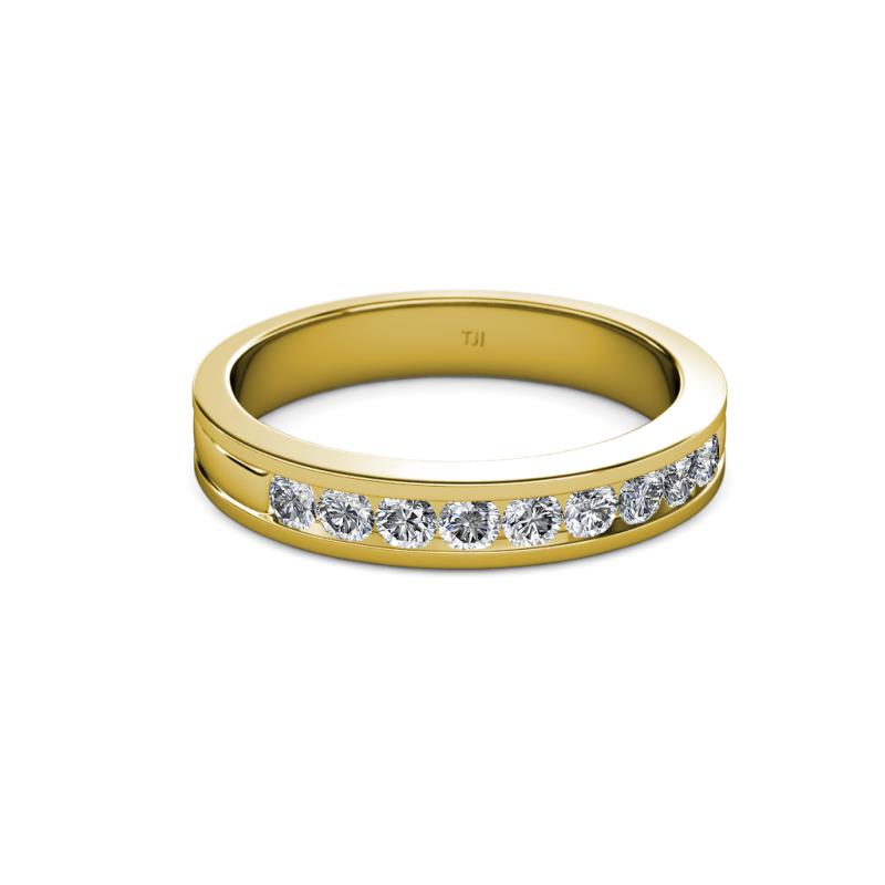 Vanna 2.20 mm Diamond 9 Stone Wedding Band 