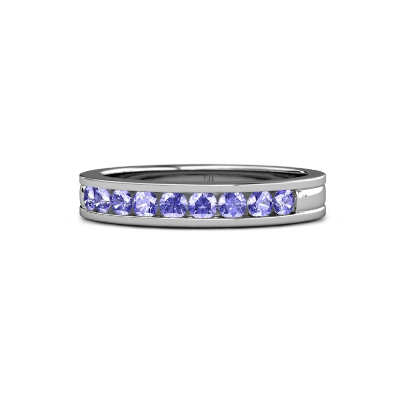 Vanna 2.20 mm Tanzanite 9 Stone Wedding Band 