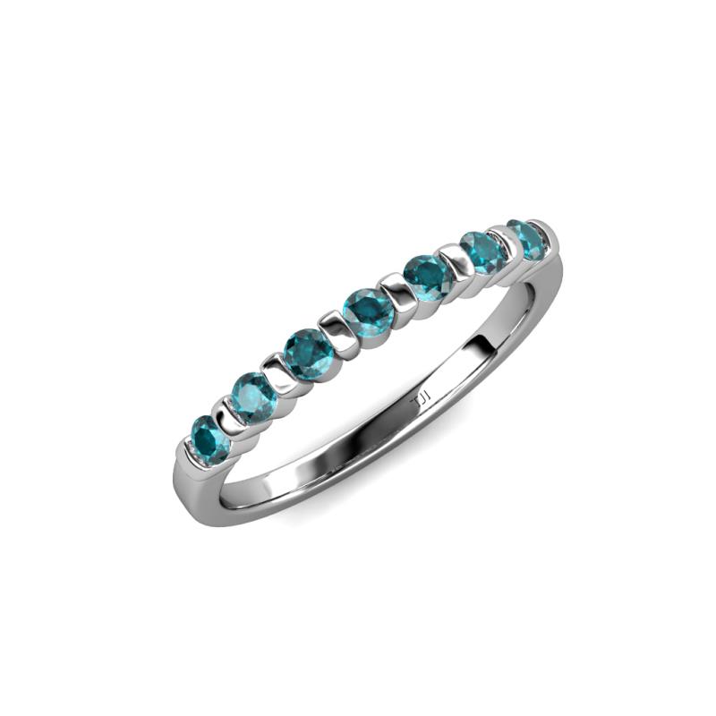 Macie London Blue Topaz Wedding Band 