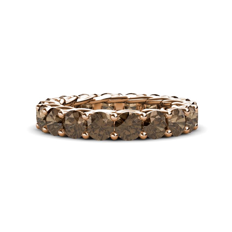 Lucida 4.20 mm Smoky Quartz Eternity Band 