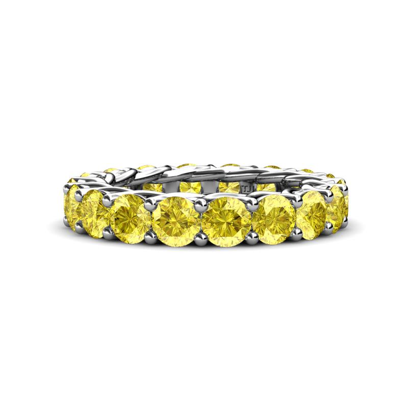 Lucida 4.20 mm Yellow Sapphire Eternity Band 
