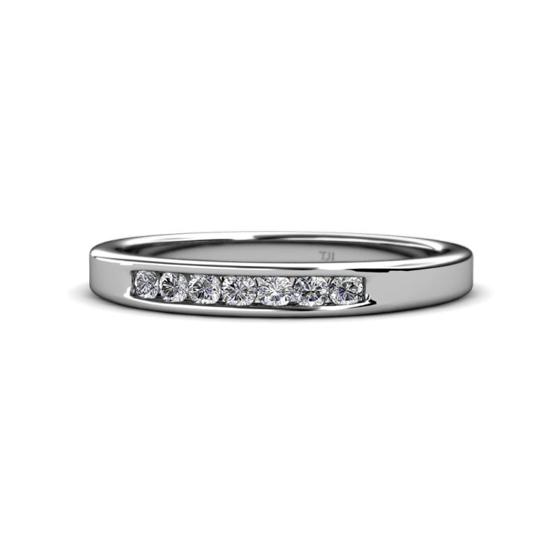 Kathiryn 2.40 mm Diamond 7 Stone Wedding Band 