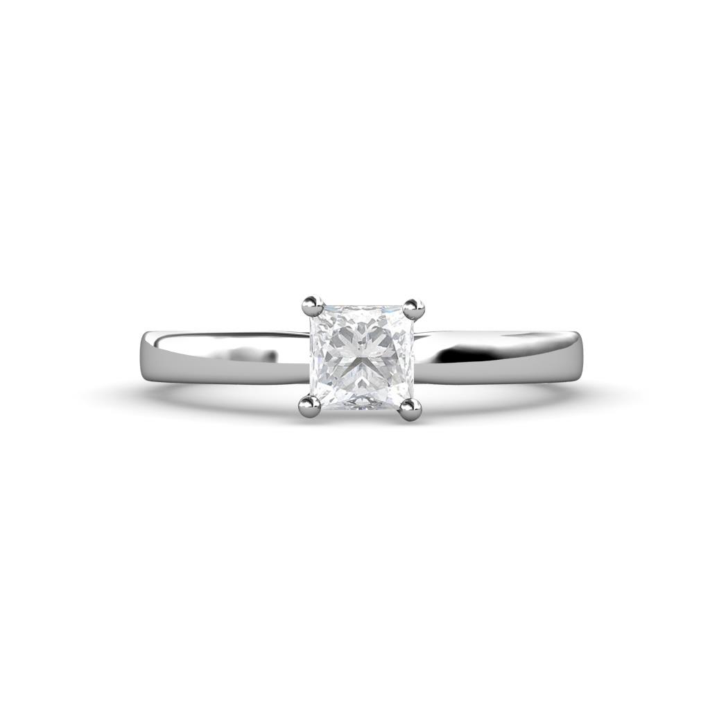 Annora Princess Cut Lab Created White Sapphire Solitaire Engagement Ring 