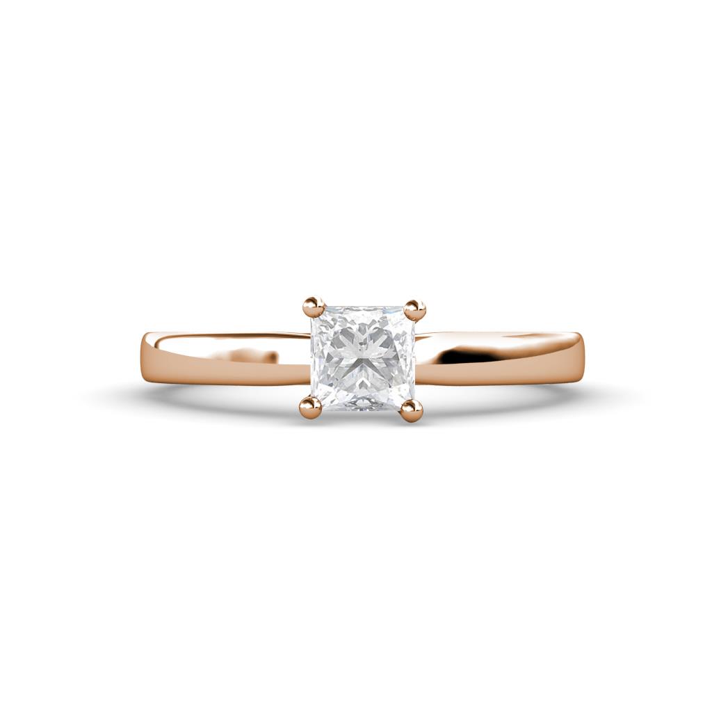 Annora Princess Cut Lab Created White Sapphire Solitaire Engagement Ring 