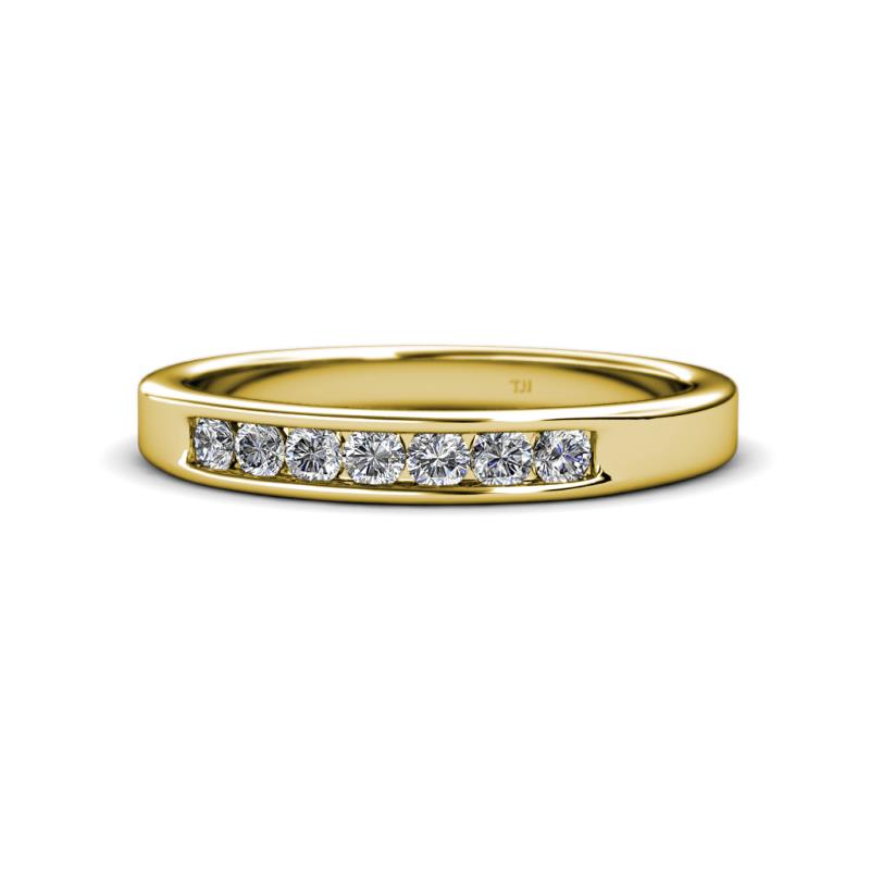 Kathiryn 2.70 mm Diamond 7 Stone Wedding Band 