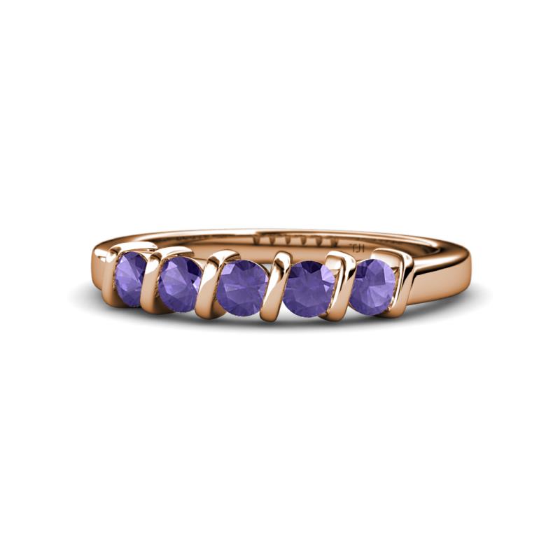 Talia Iolite Wedding Band 