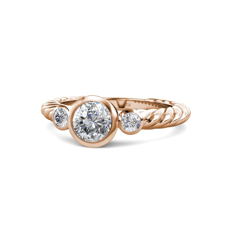Azalea Diamond Three Stone Ring 