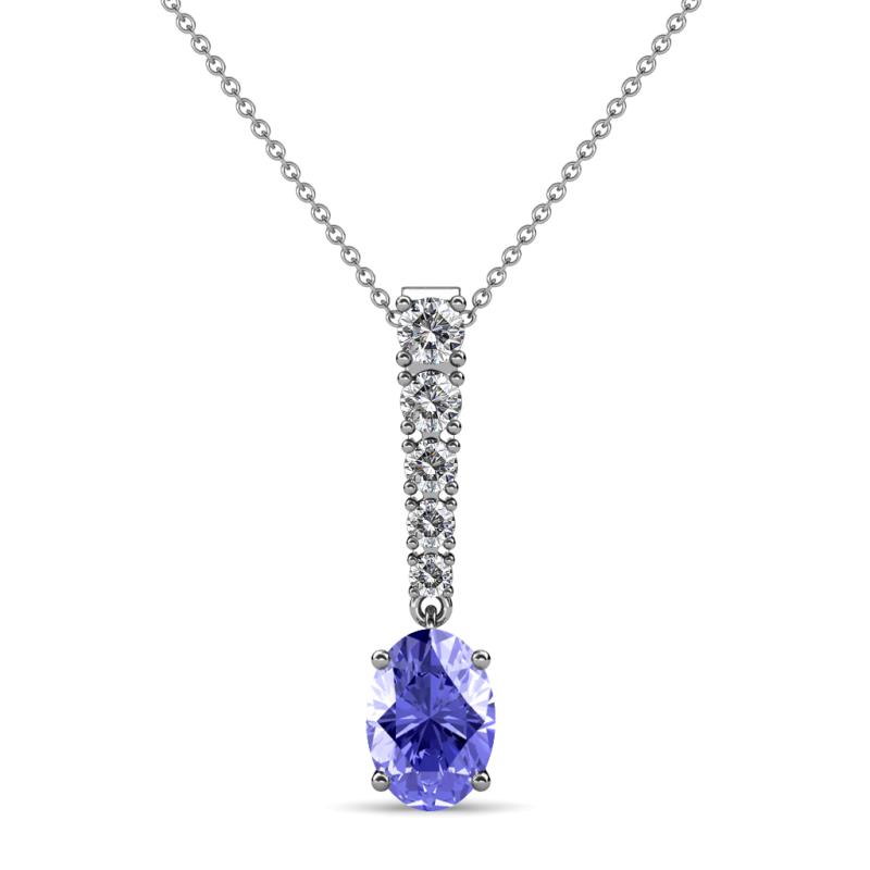 Orah Tanzanite and Diamond Journey Pendant 