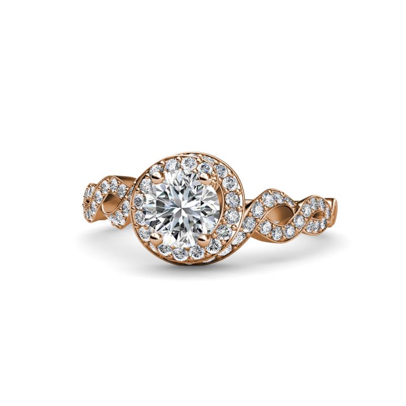 Hana Signature Diamond Halo Engagement Ring 