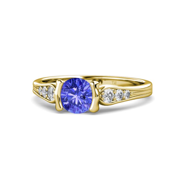 Alana Signature Tanzanite and Diamond Engagement Ring 