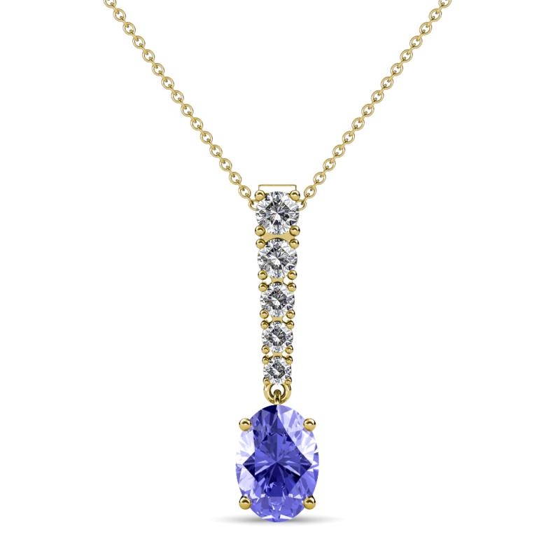 Orah Tanzanite and Diamond Journey Pendant 
