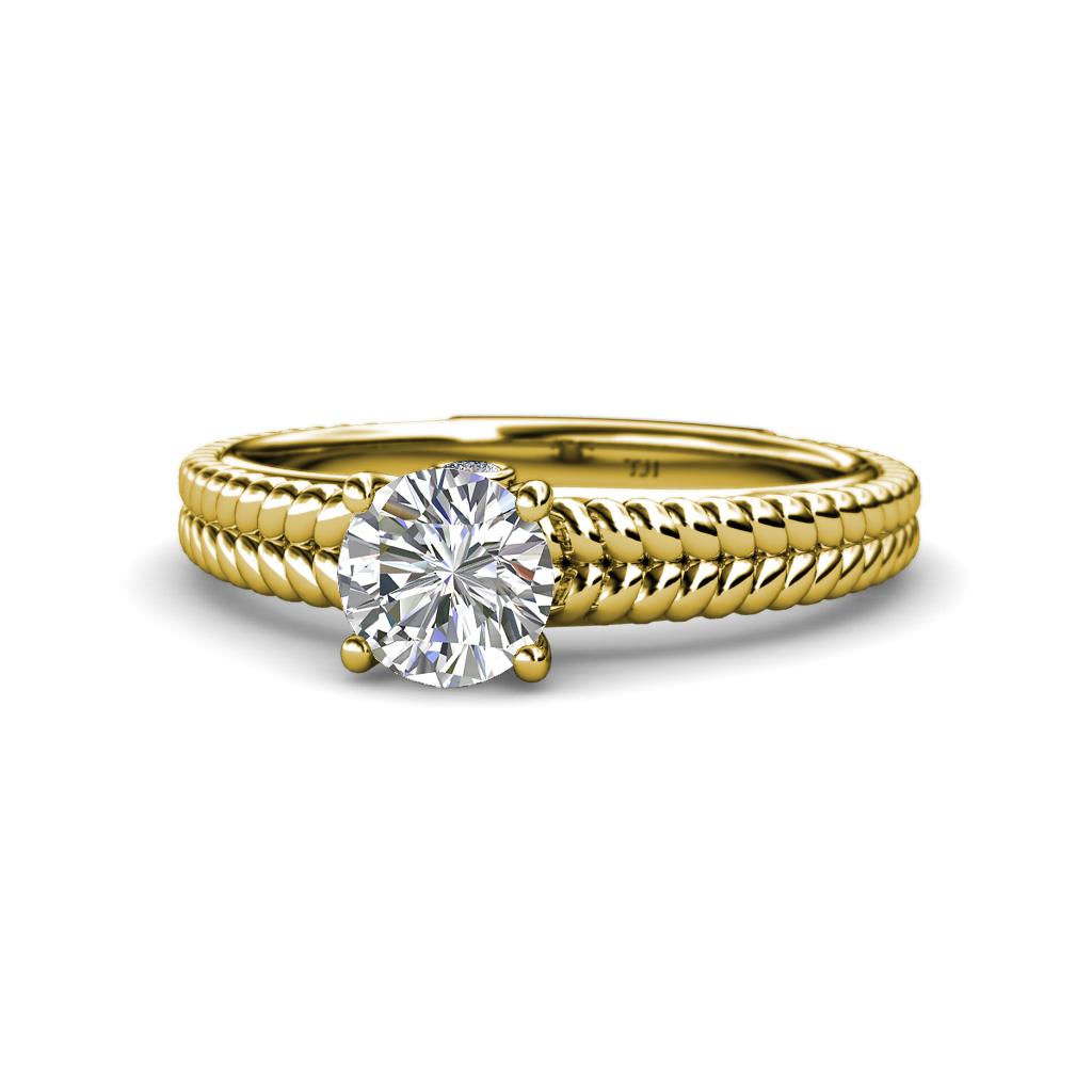 Kelis Desire Diamond Braided Engagement Ring 