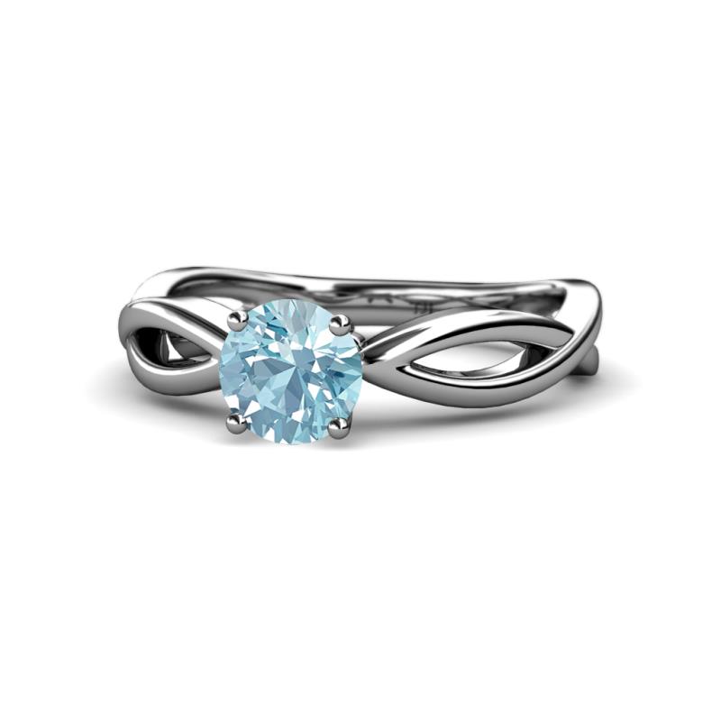 Senara Desire Aquamarine Engagement Ring 