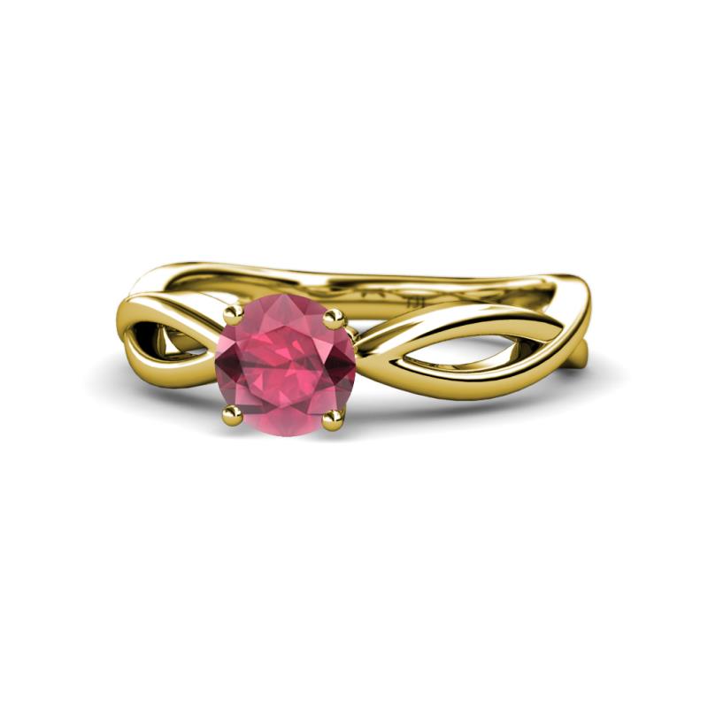 Senara Desire Rhodolite Garnet Engagement Ring 