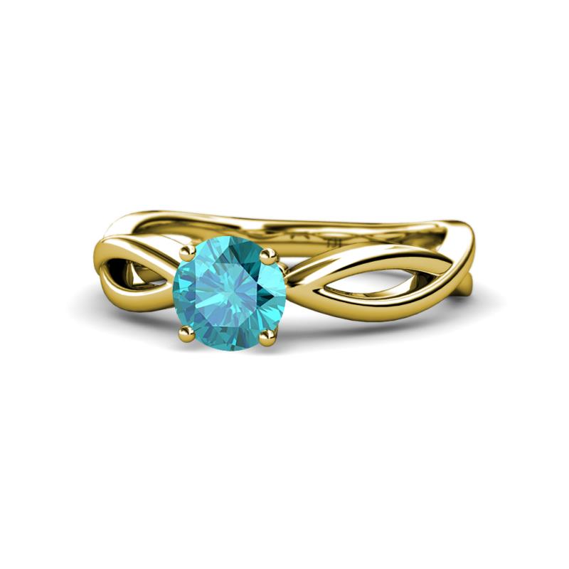 Senara Desire London Blue Topaz Engagement Ring 