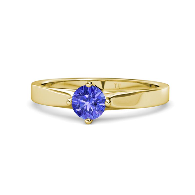 Neve Signature Tanzanite 4 Prong Solitaire Engagement Ring 