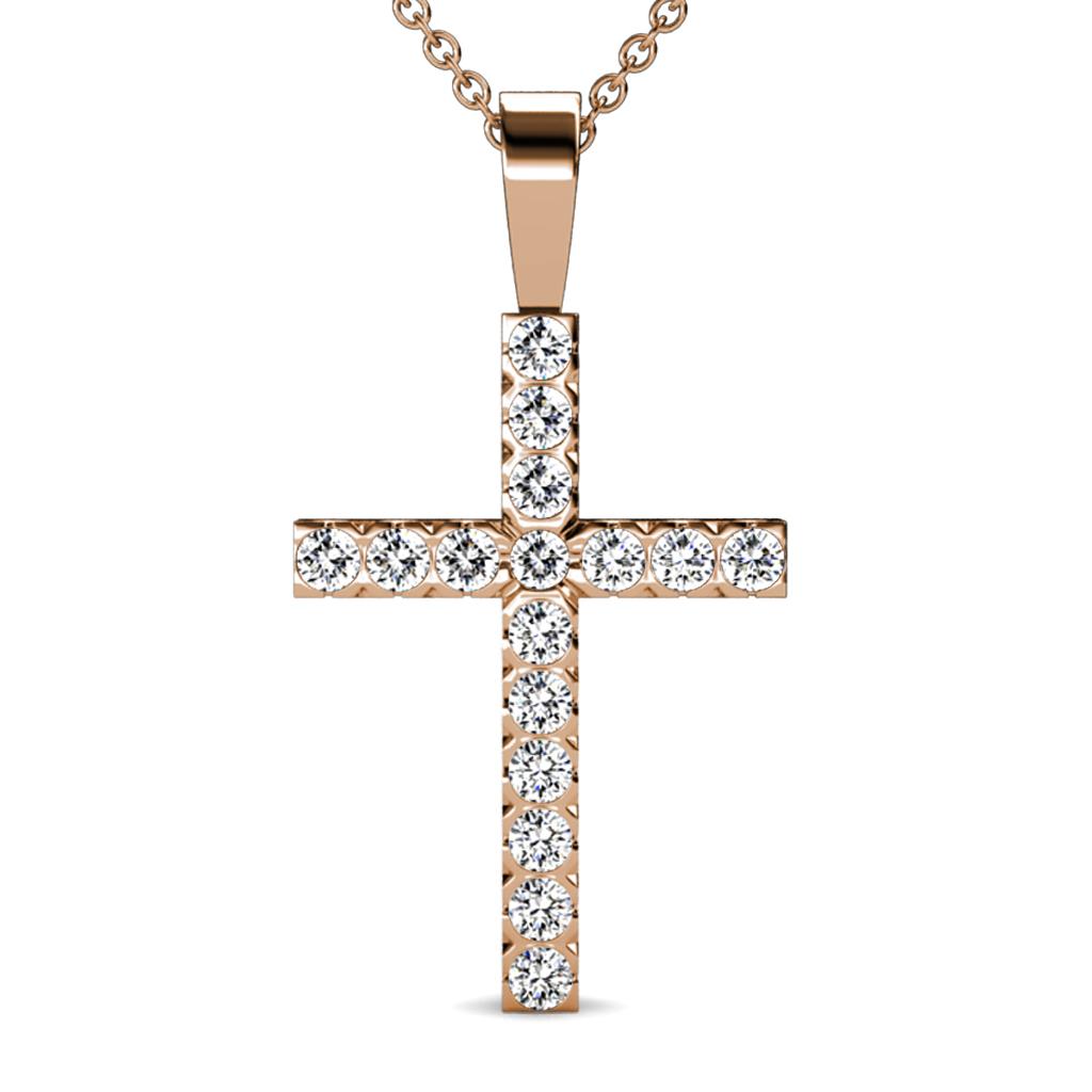 Aja Diamond Cross Pendant 