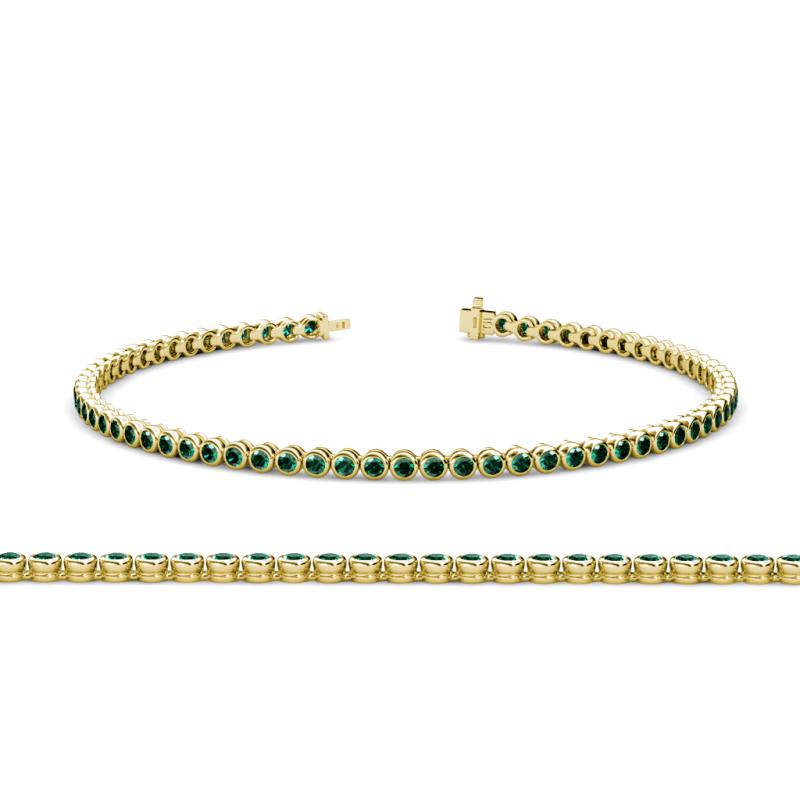 Quon (2.7mm) Emerald Tennis Bracelet 
