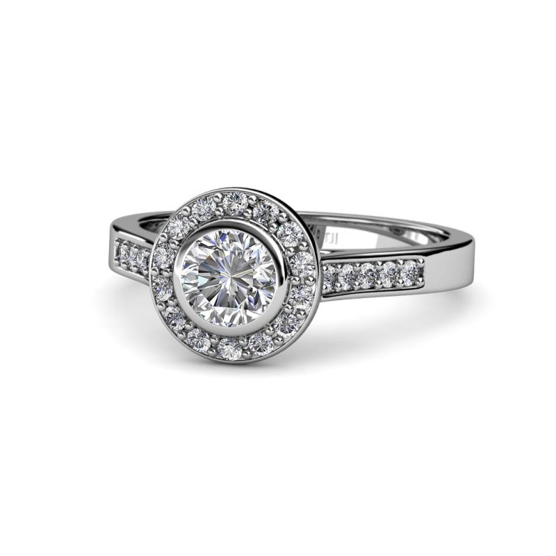 Ara Diamond Halo Engagement Ring 