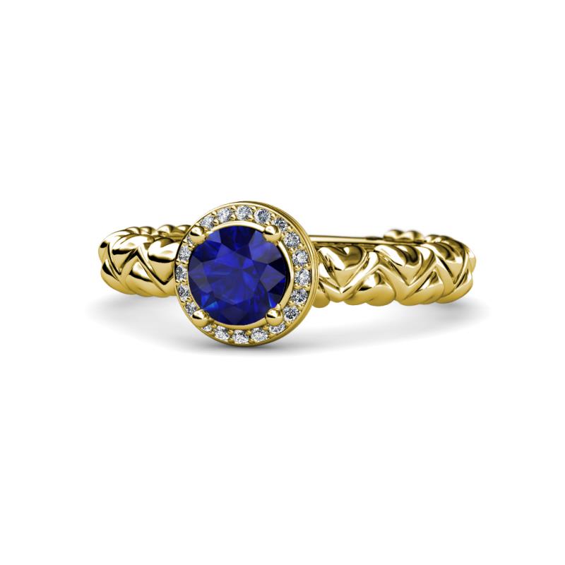 Cora Signature Halo Engagement Ring 