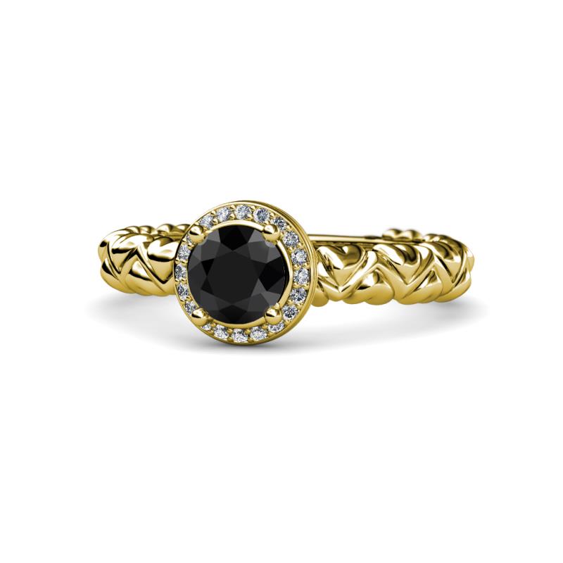 Cora Signature Halo Engagement Ring 