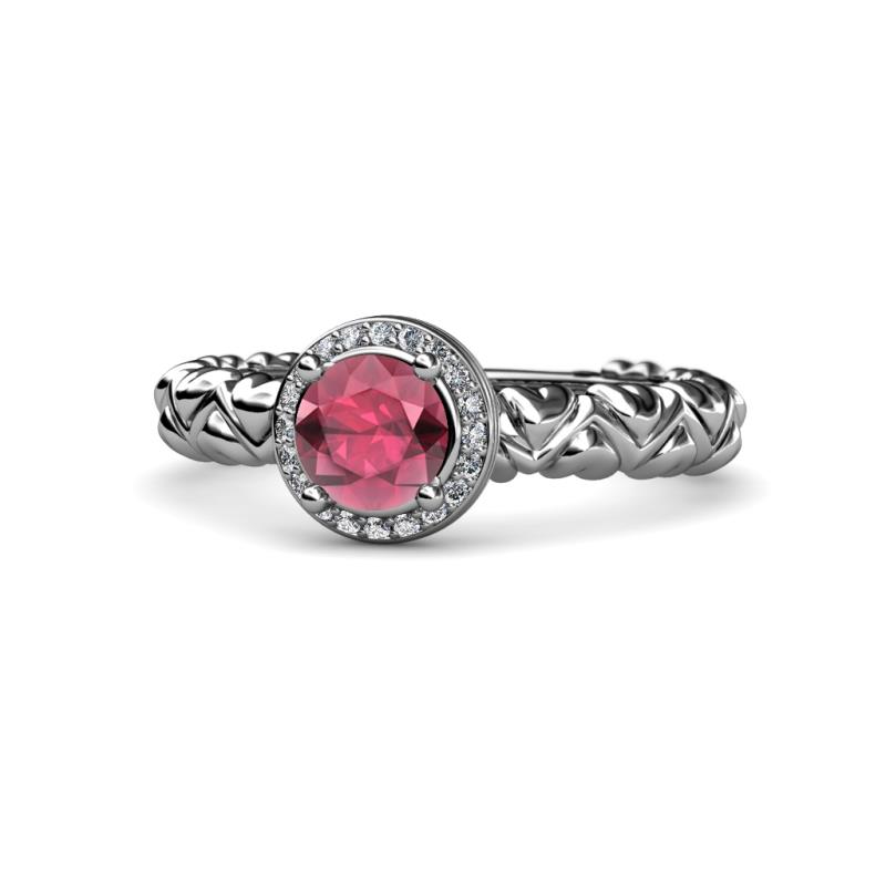 Cora Signature Halo Engagement Ring 