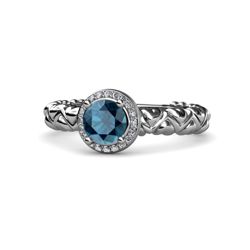Cora Signature Halo Engagement Ring 