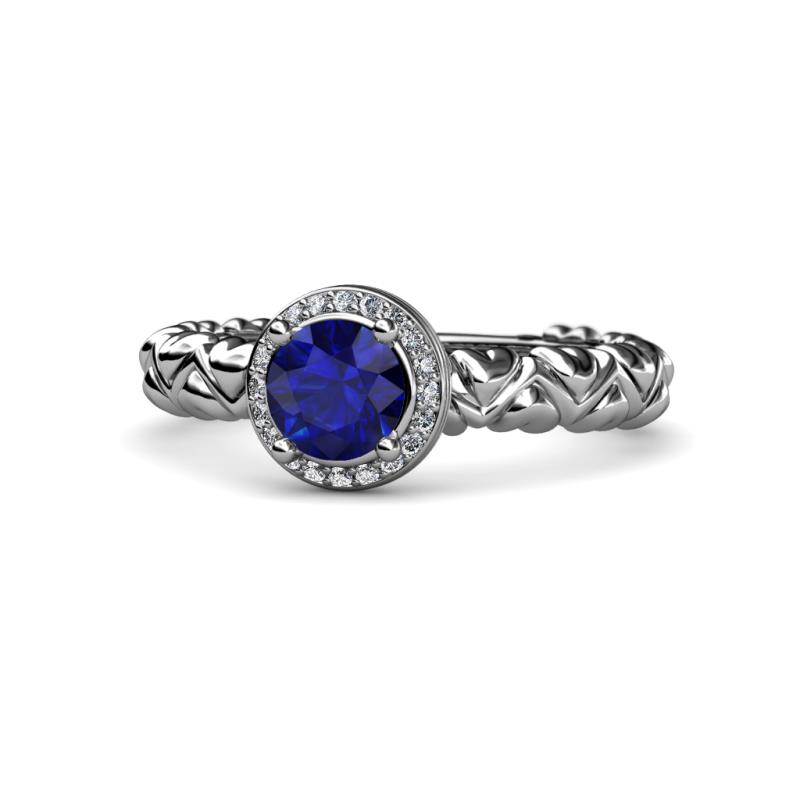 Cora Signature Halo Engagement Ring 