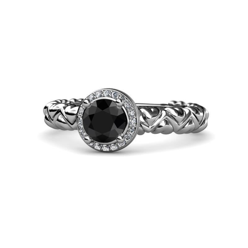 Cora Signature Halo Engagement Ring 