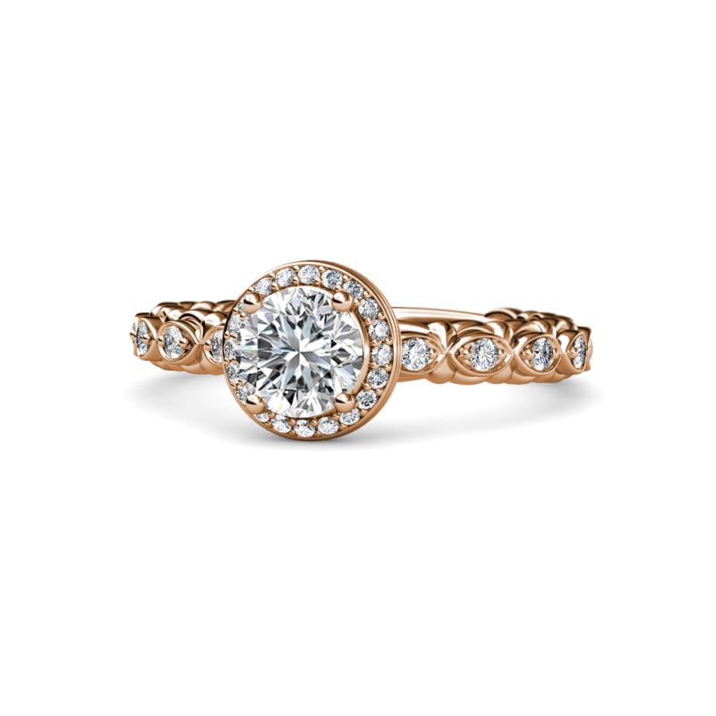Riona Signature Diamond Halo Engagement Ring 