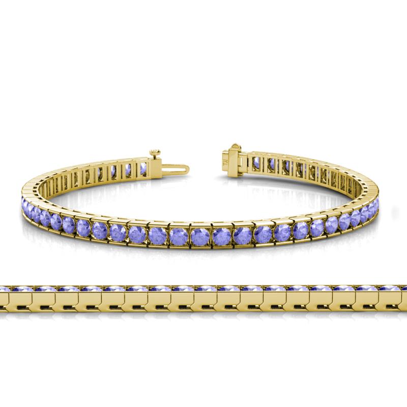Abril 3.10 mm Tanzanite Eternity Tennis Bracelet 