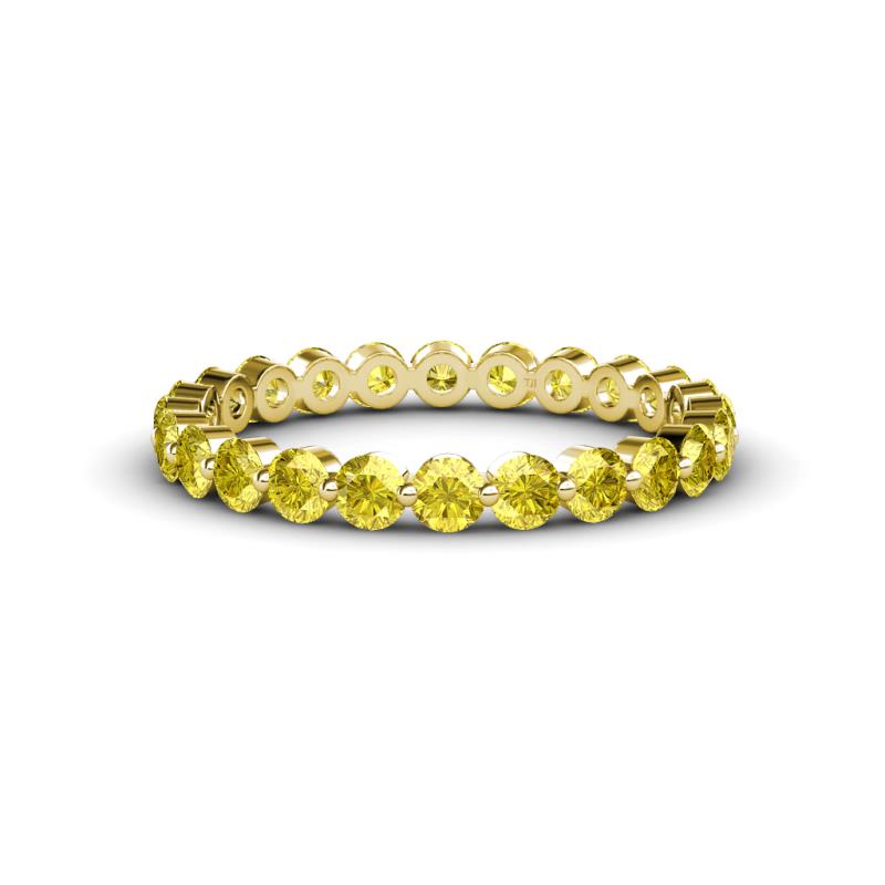 Valerie 2.70 mm Yellow Sapphire Eternity Band 
