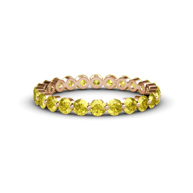 Valerie 2.70 mm Yellow Sapphire Eternity Band 