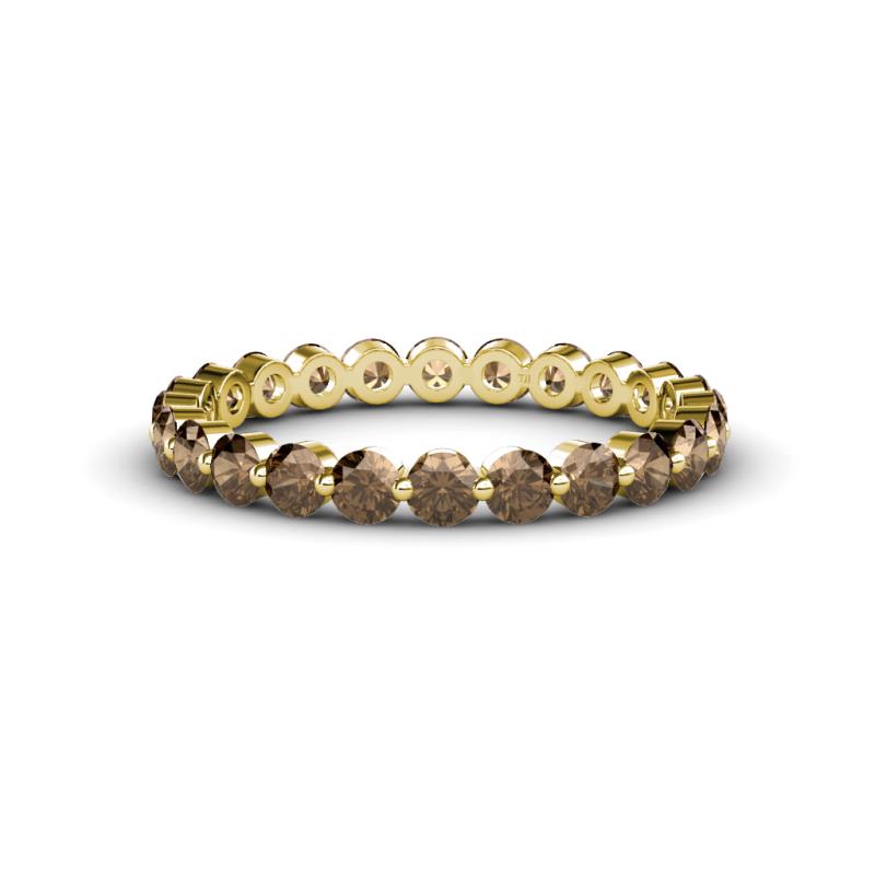 Valerie 2.70 mm Smoky Quartz Eternity Band 