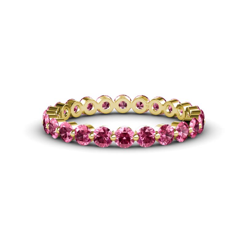 Valerie 2.70 mm Pink Tourmaline Eternity Band 