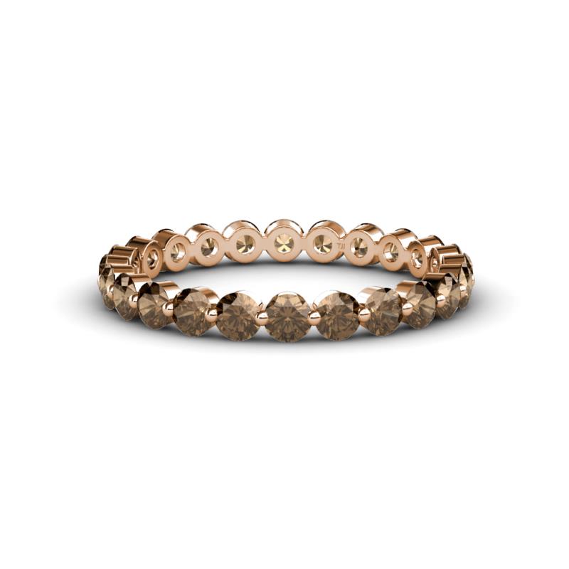 Valerie 2.70 mm Smoky Quartz Eternity Band 